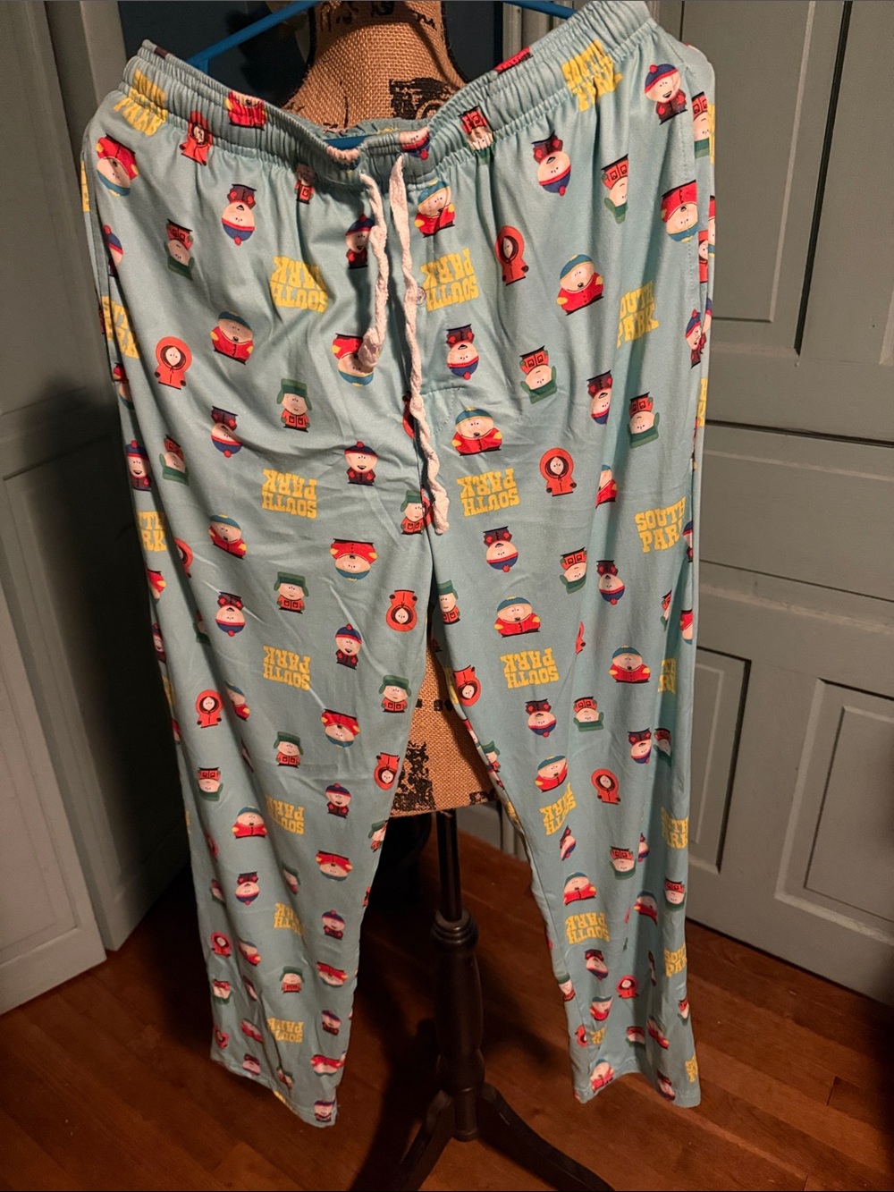 South Park Light Blue Pajama Pants for Women